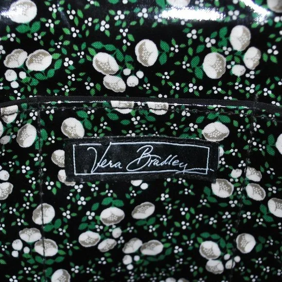 Vera Bradley Ultimate Baby Black Quilted Diaper Bag w/ Changing Pad - Picture 9 of 14